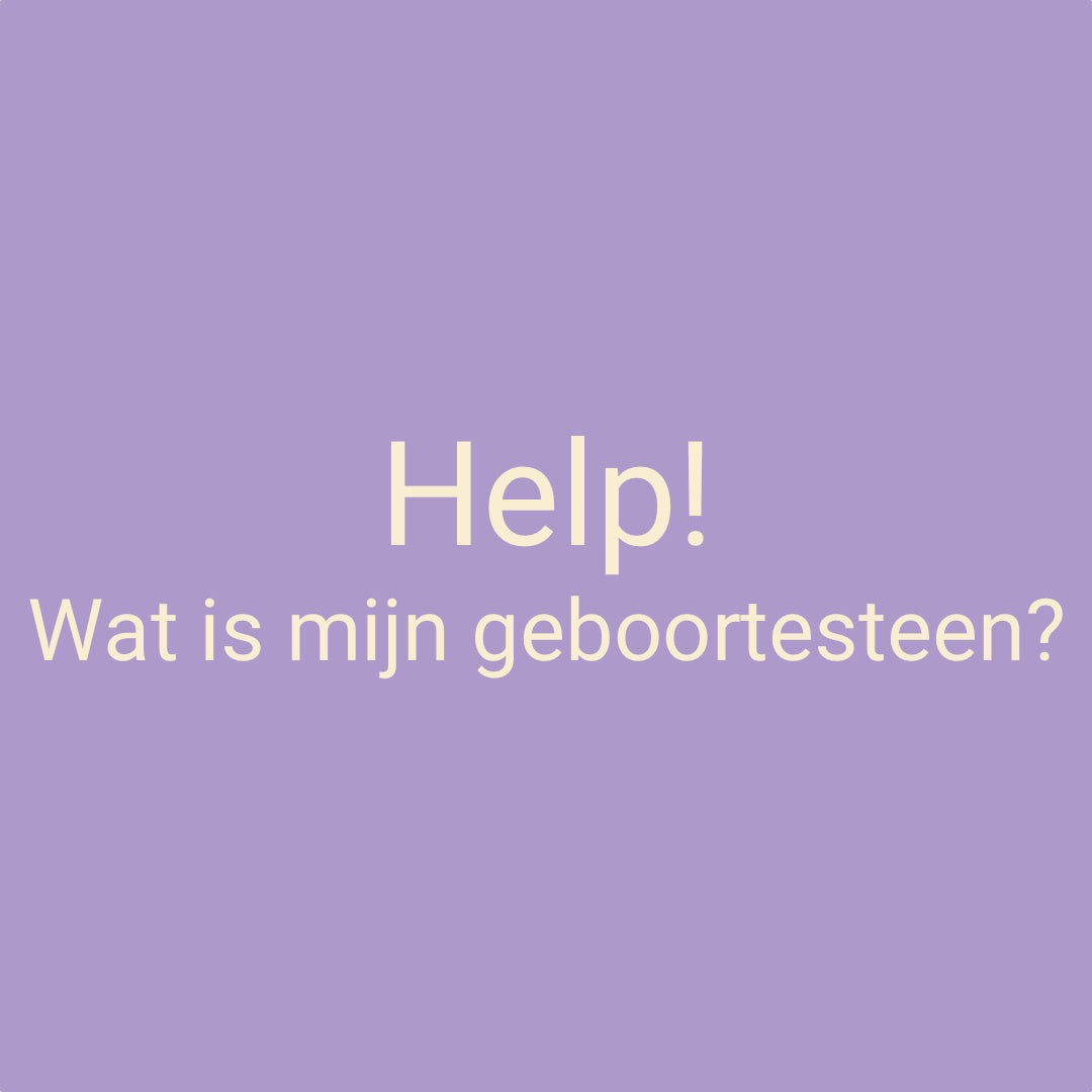 Wat is mijn geboortesteen?