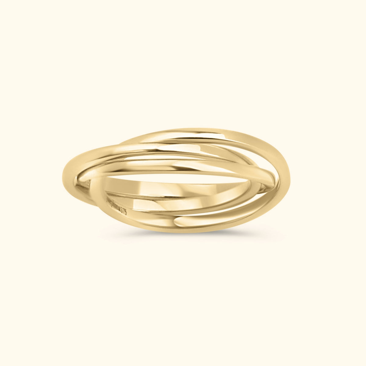 9K triple band ring 