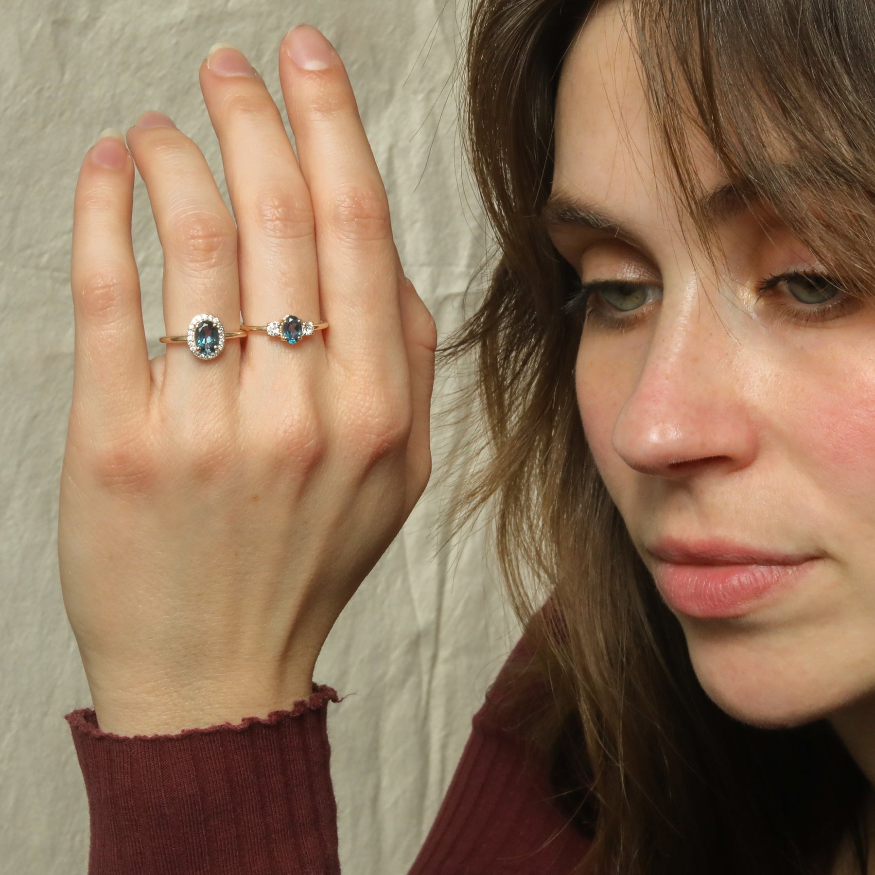 Lila London Blue Topaz ring | 10K