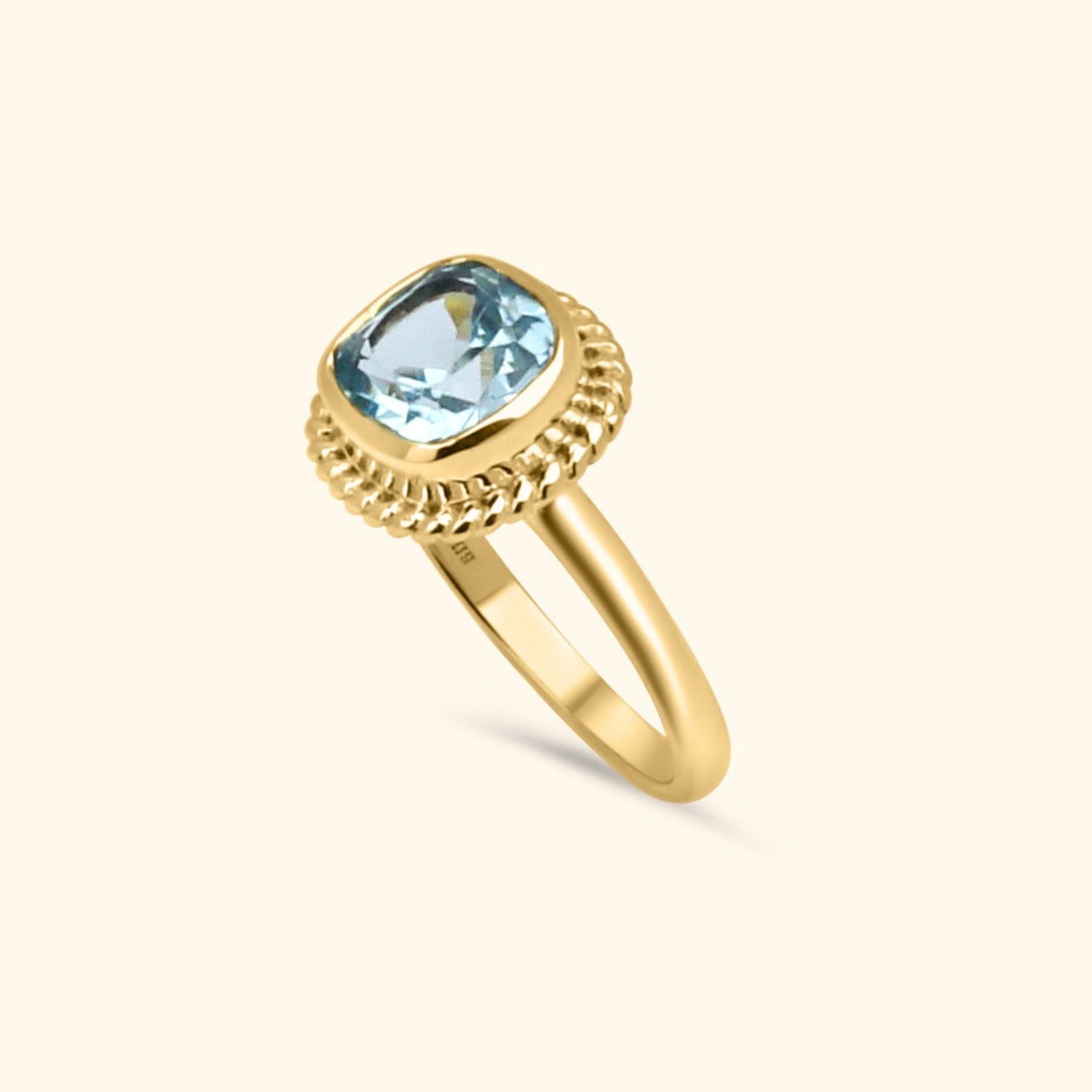 Dolly Blue Topaz Ring