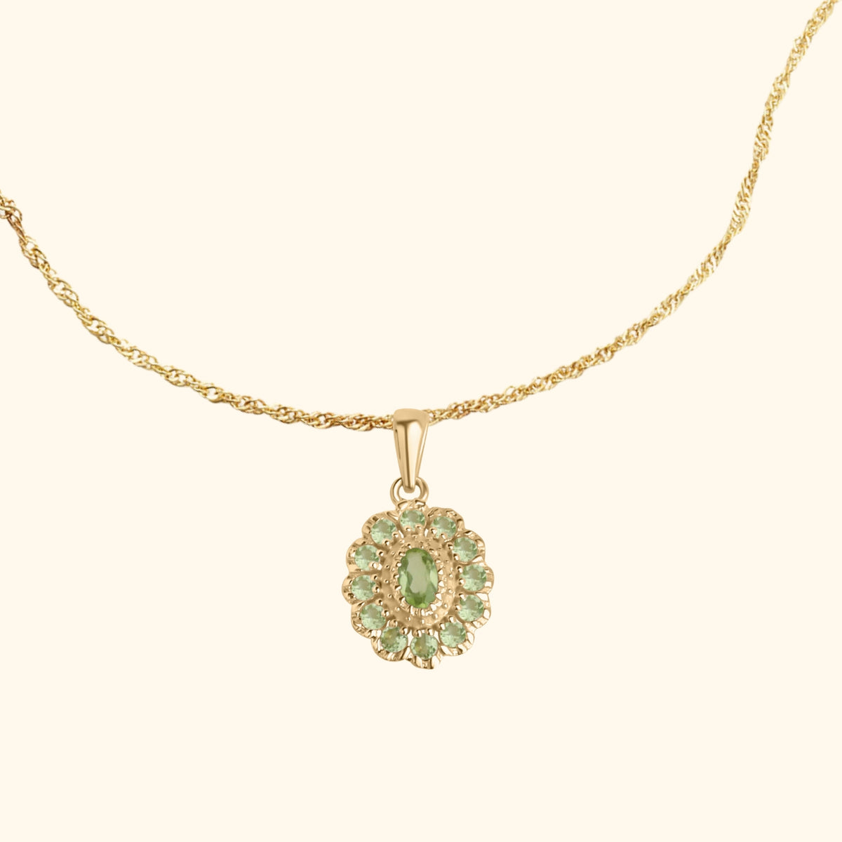Kae Peridot Bloem Hanger
