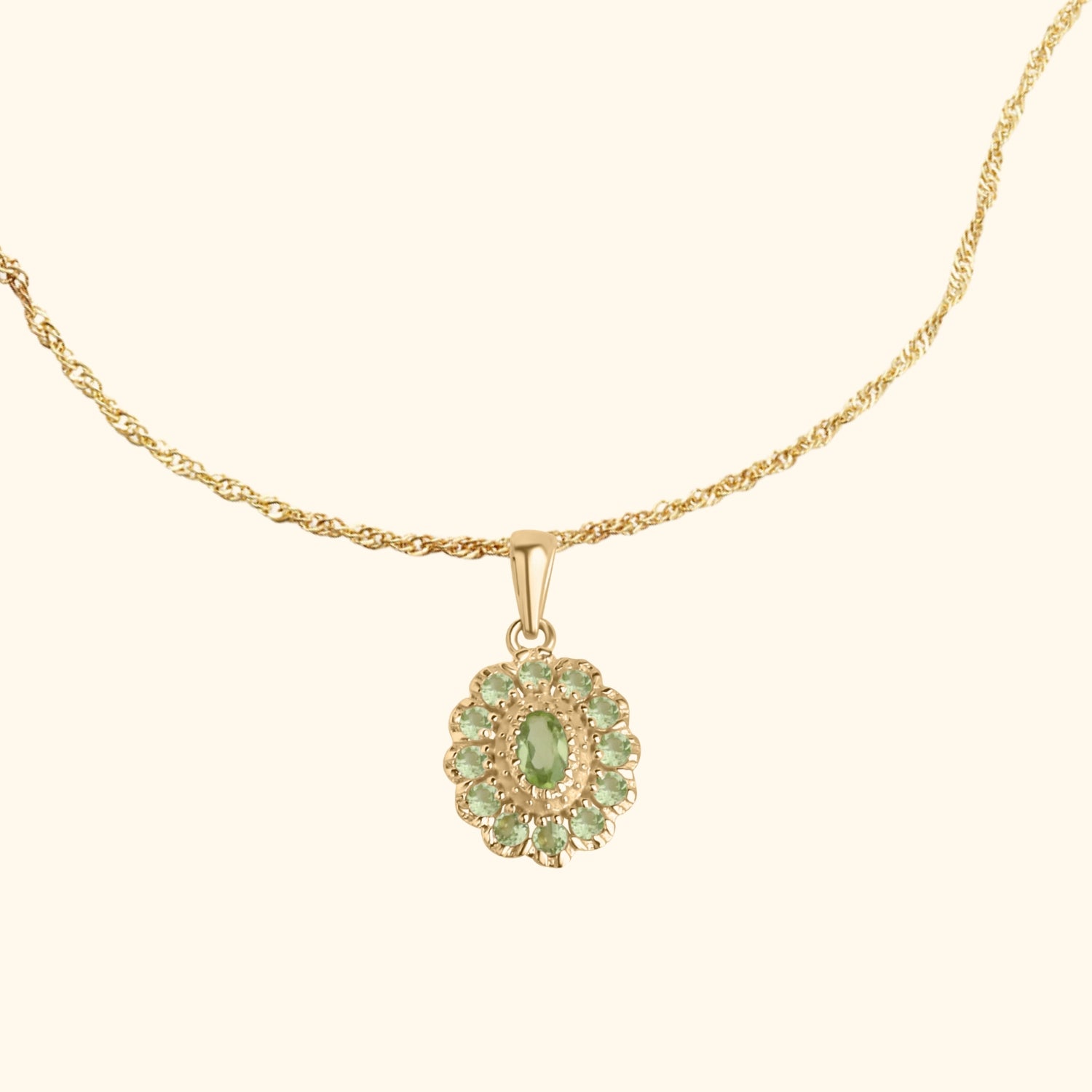 Kae Peridot Bloem Hanger