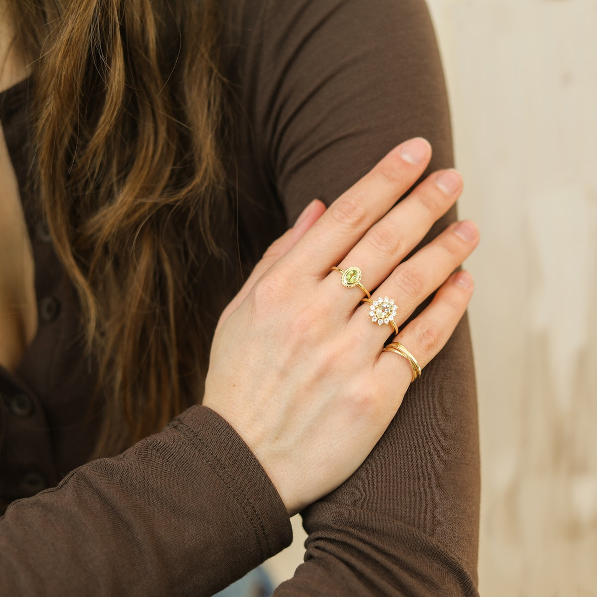 Augustus peridot - Birthstone ring