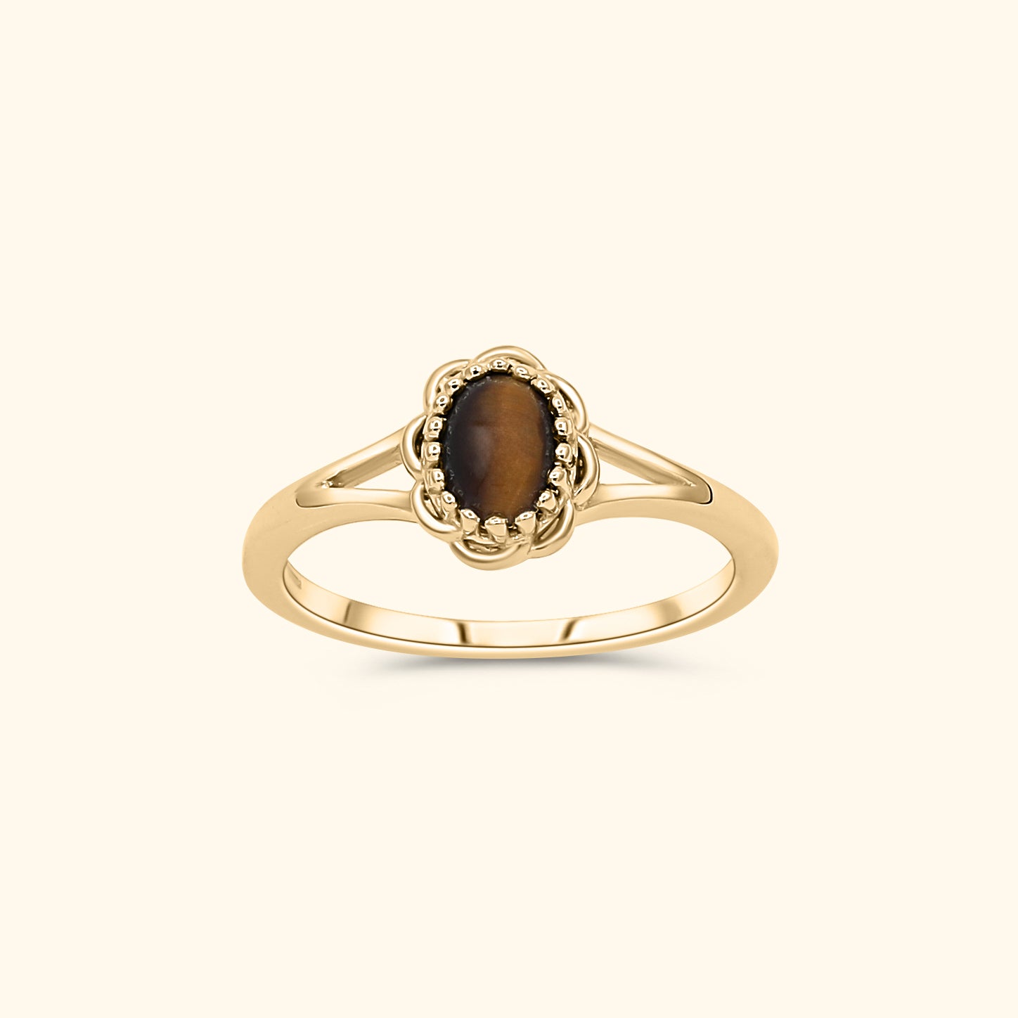 Uniek ontwerp 14k gouden ring met paarse steen - Art by Daan Uniek ontwerp 14k gouden ring met paarse steen - Art by Daan