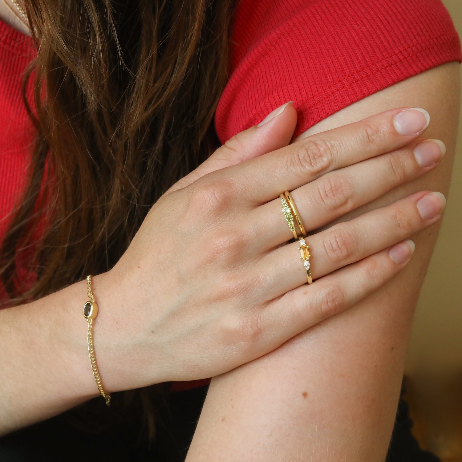 Lola Peridot ring