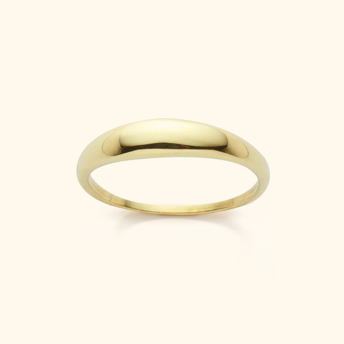 Petit Dome ring gold plated