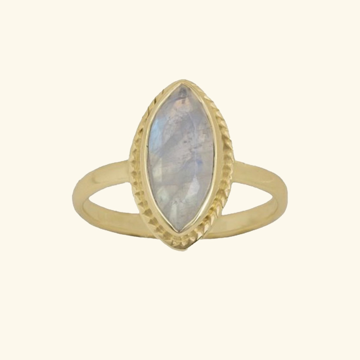 Moonstone Milly Marquise ring