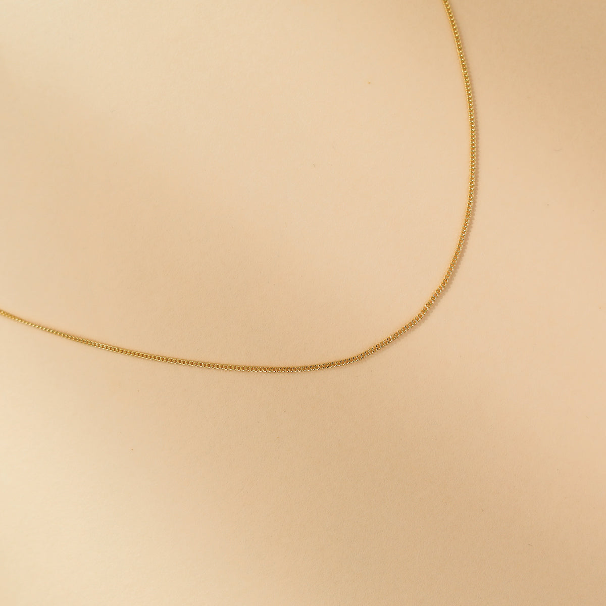 8K Gouden Ketting | Gourmet 1.1 mm | 42 cm