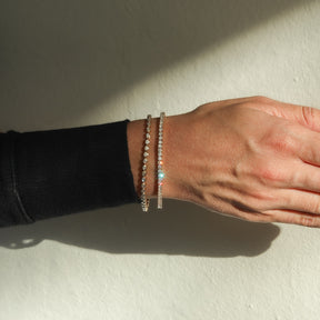 Tennis Armband Ovaal Geslepen Diamant Bezel  | 14K goud