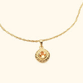 Aztec Citrine Necklace