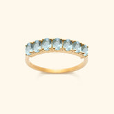 Selly Blue Topaz Ring | 9K