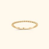 Bubble Stacking Ring | 14K Goud