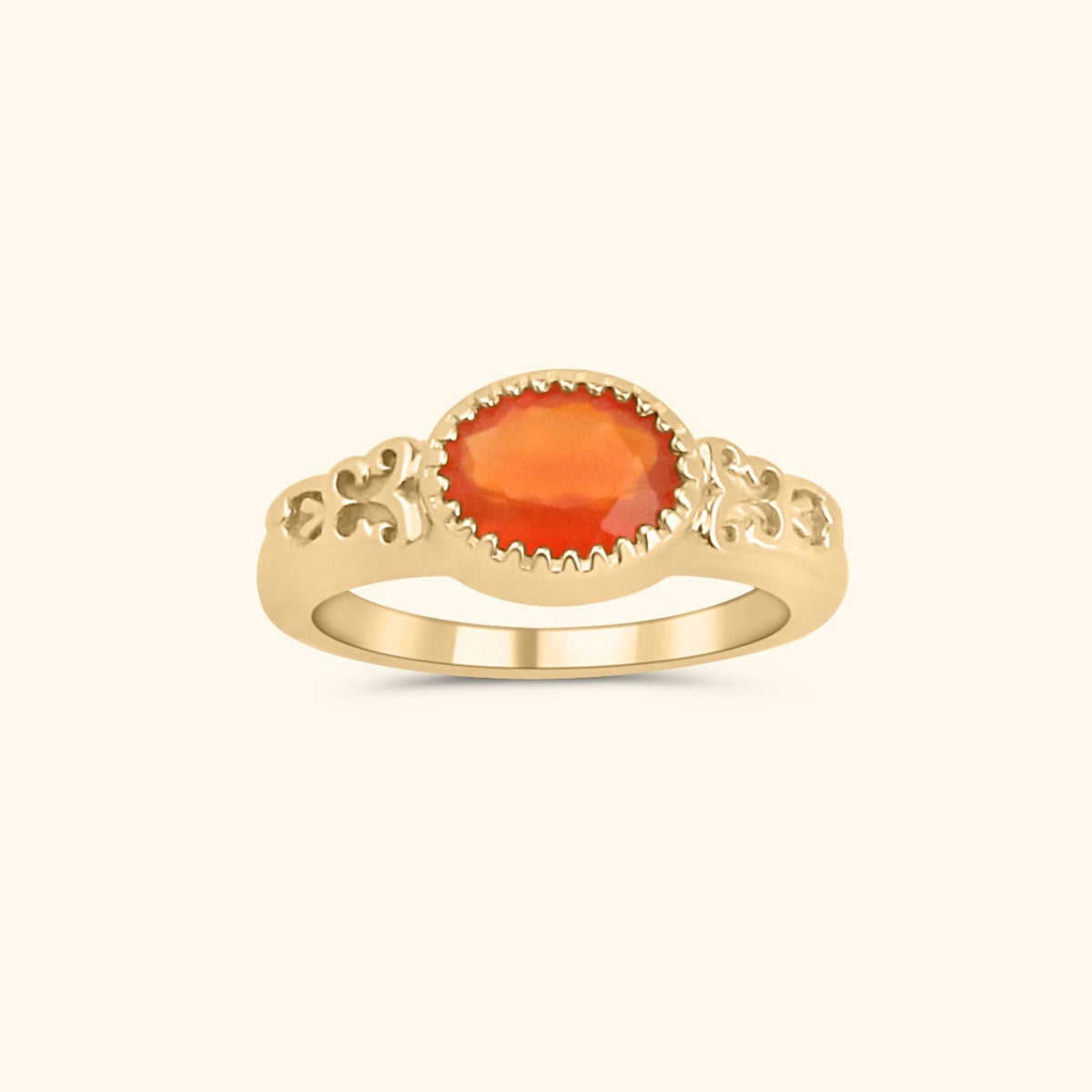 Sofia Vintage Carnelian Ring