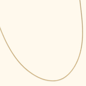 8K Gouden Ketting | Gourmet 1.1 mm | 42 cm