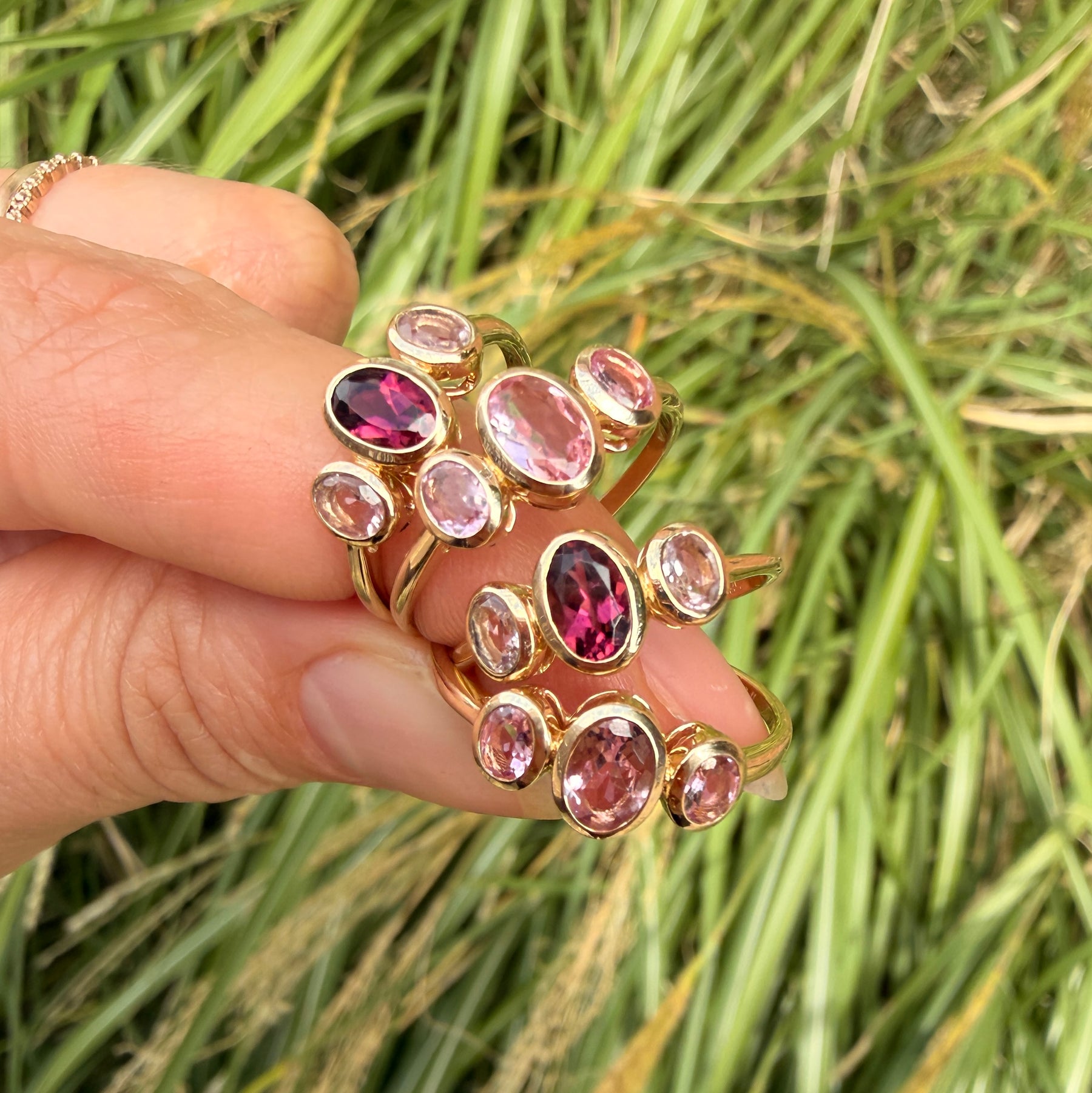 Lia Pink Tourmaline Ring | 14K