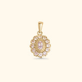 Kae Rose Quartz Bloem Hanger