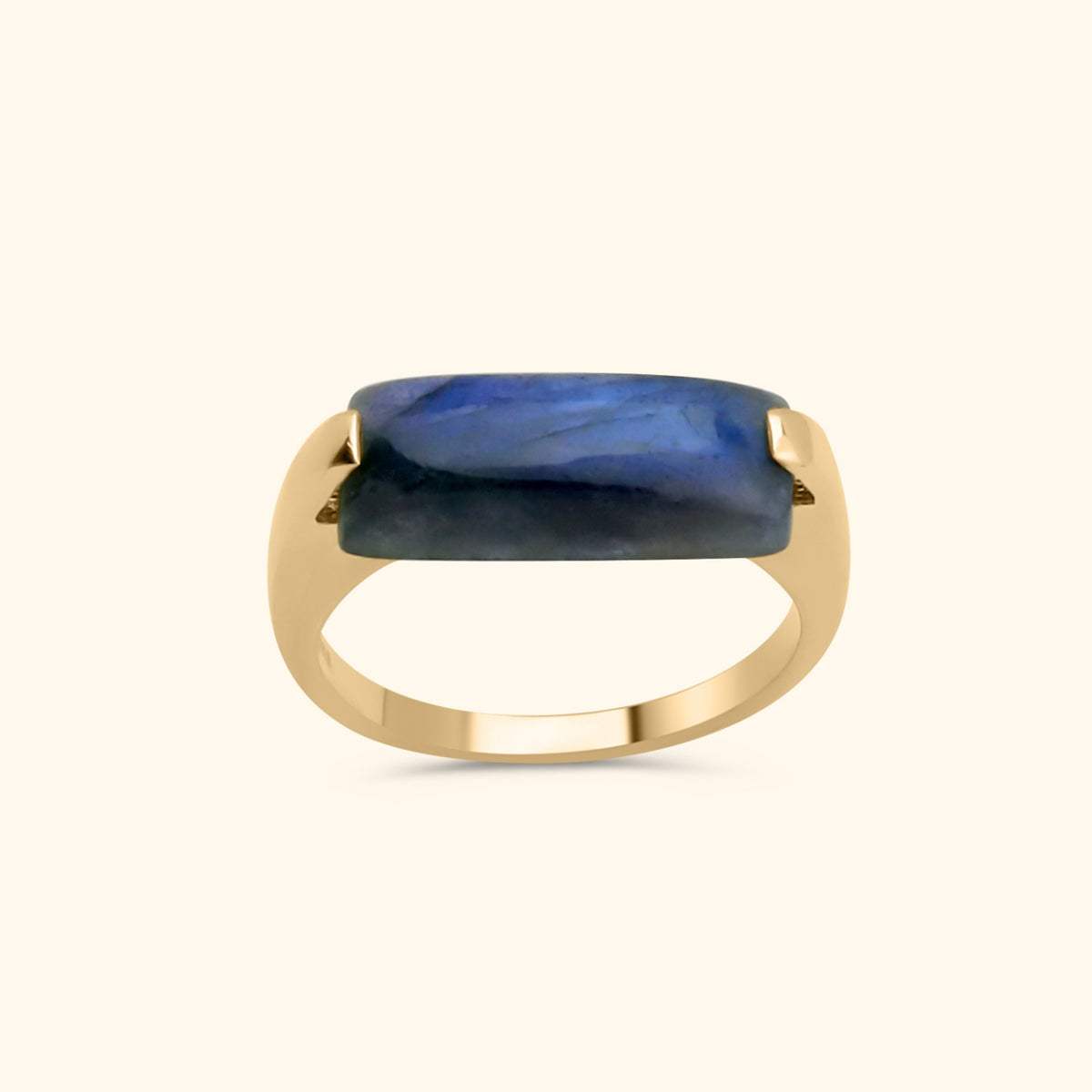 Labradorite Bar ring