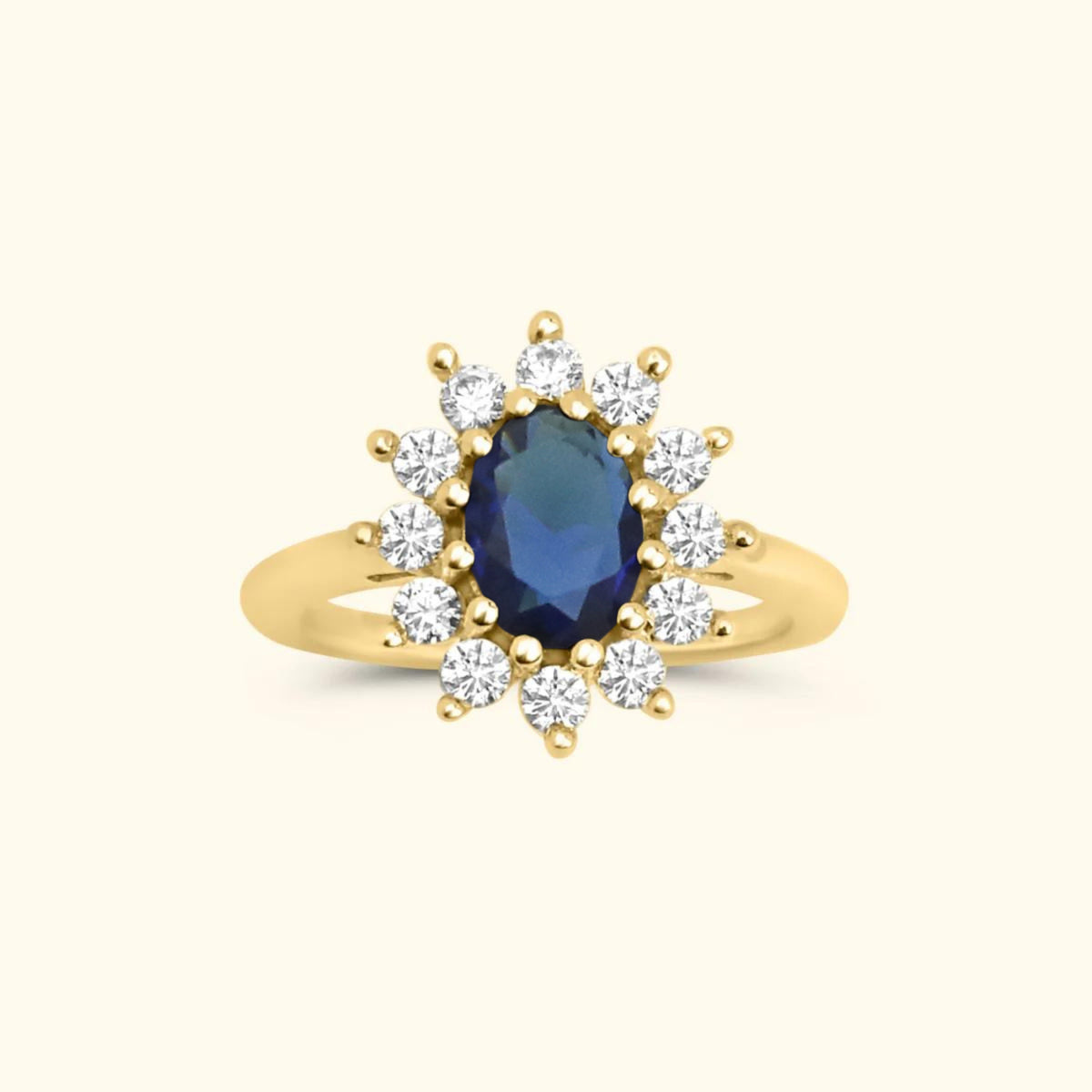 Lady Diana Ring Blue