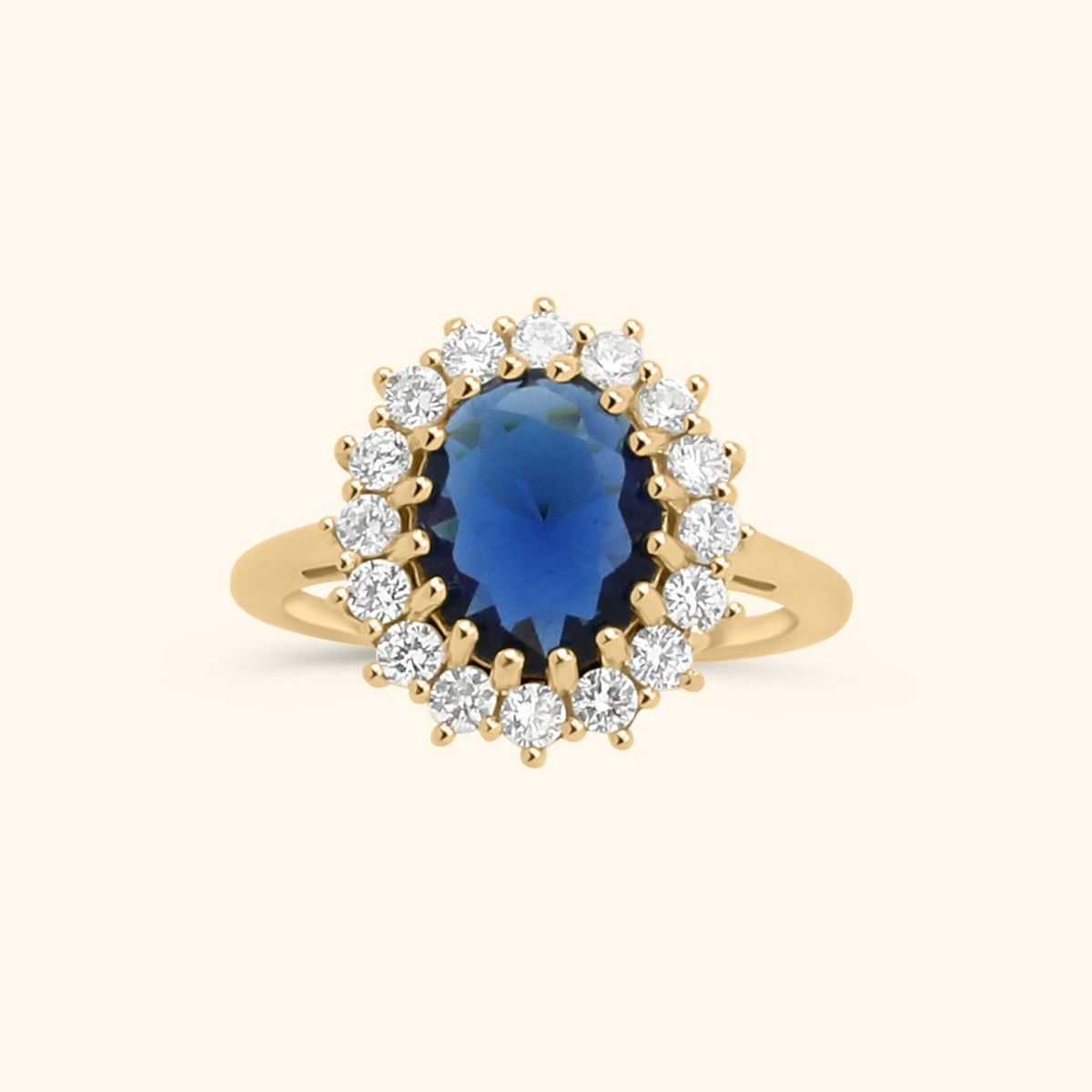 Lady Diana Blue Ring Large