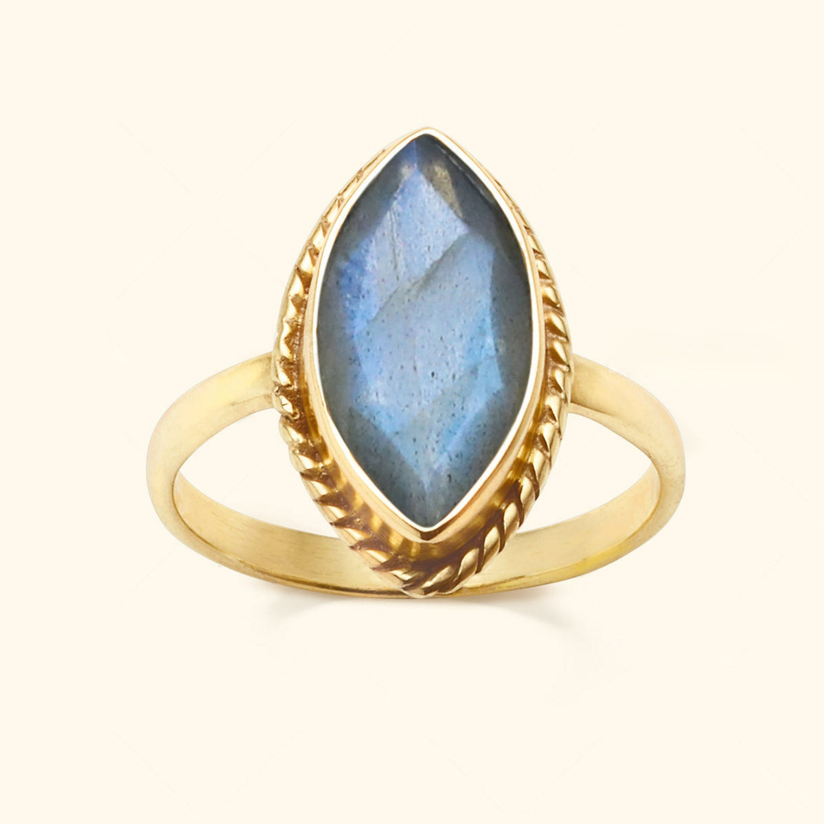 Labradorite Milly Marquise ring