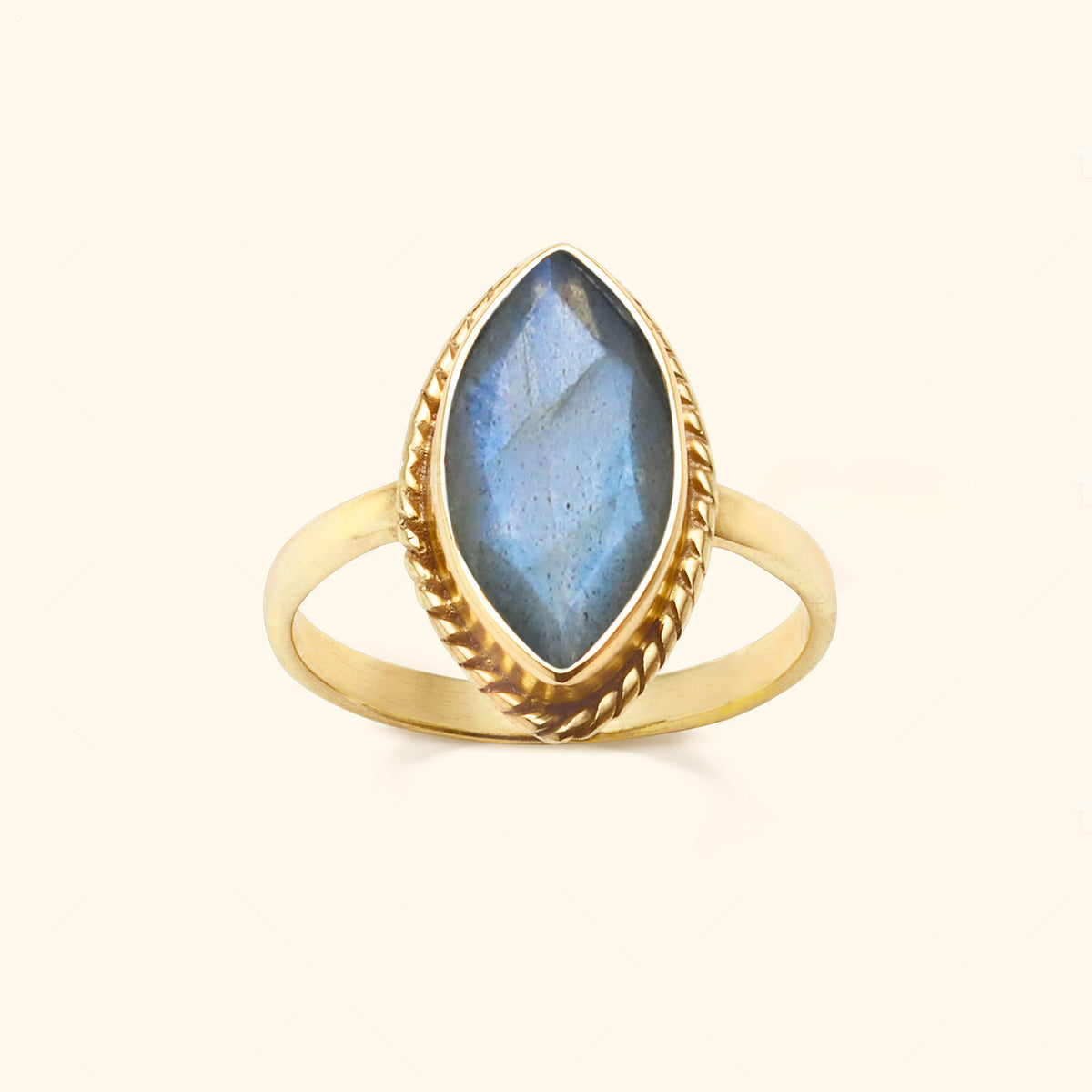 Labradorite Milly Marquise ring