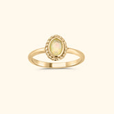 Oktober opaal - Birthstone ring