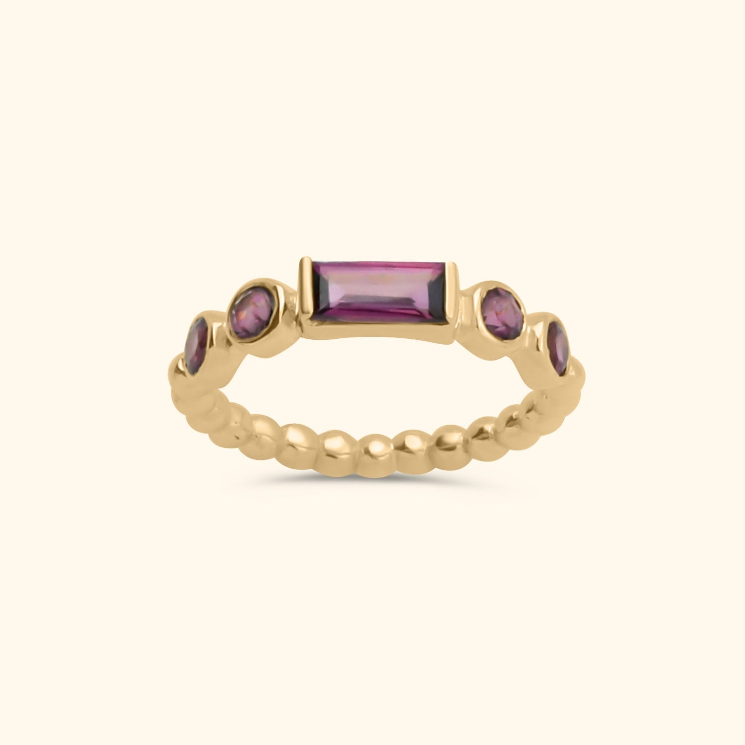 Rhodolite Stacking ring