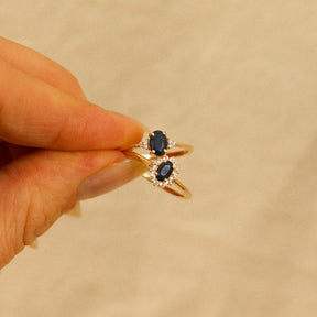 Lady D Sapphire ring | 9K