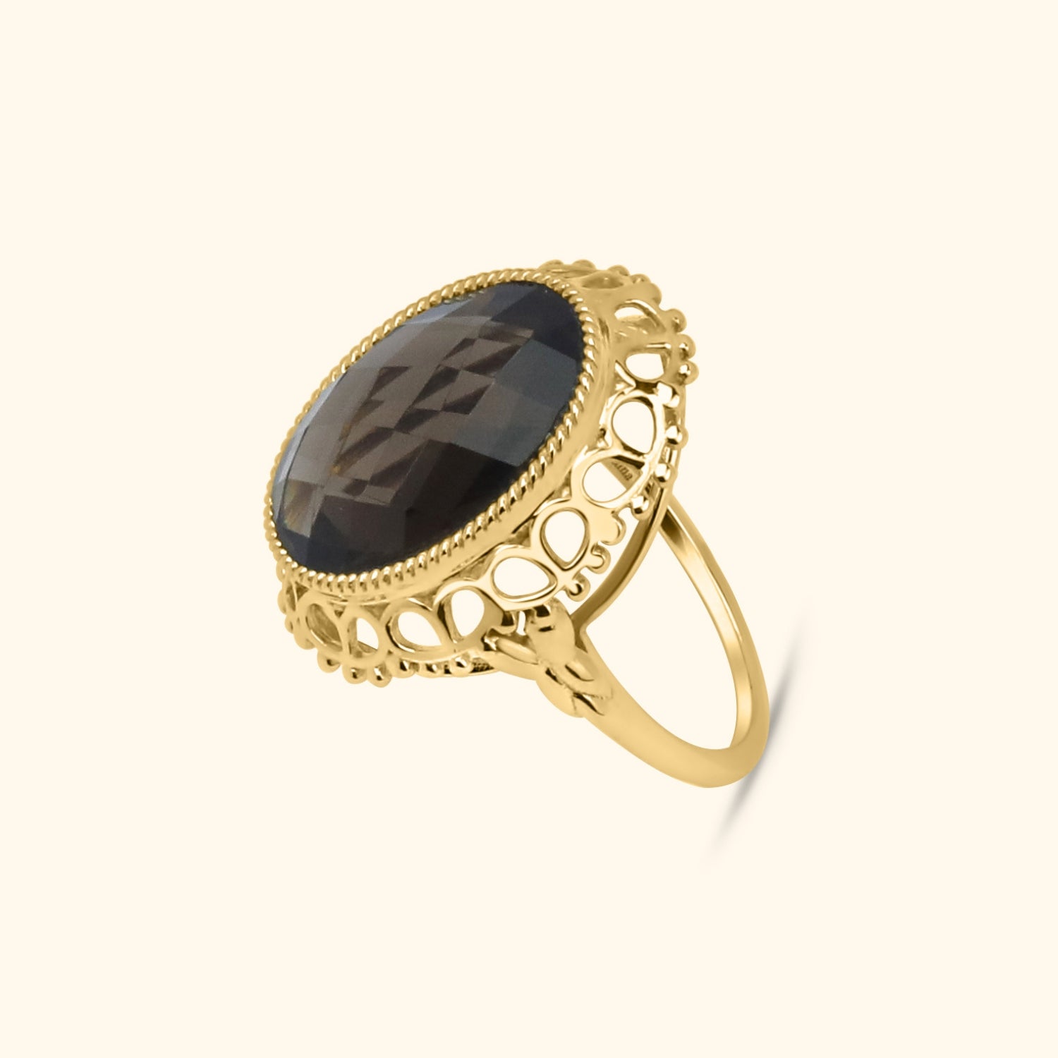 Large Lucy Smoky Ring