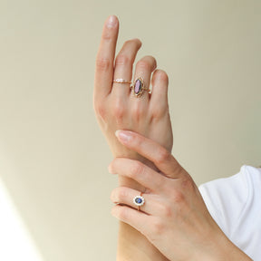 Jane Garnet ring | 9K