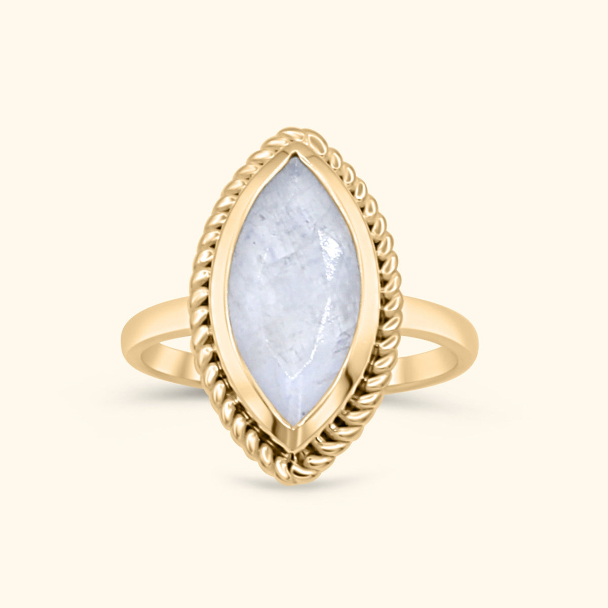 Moonstone Milly Marquise ring