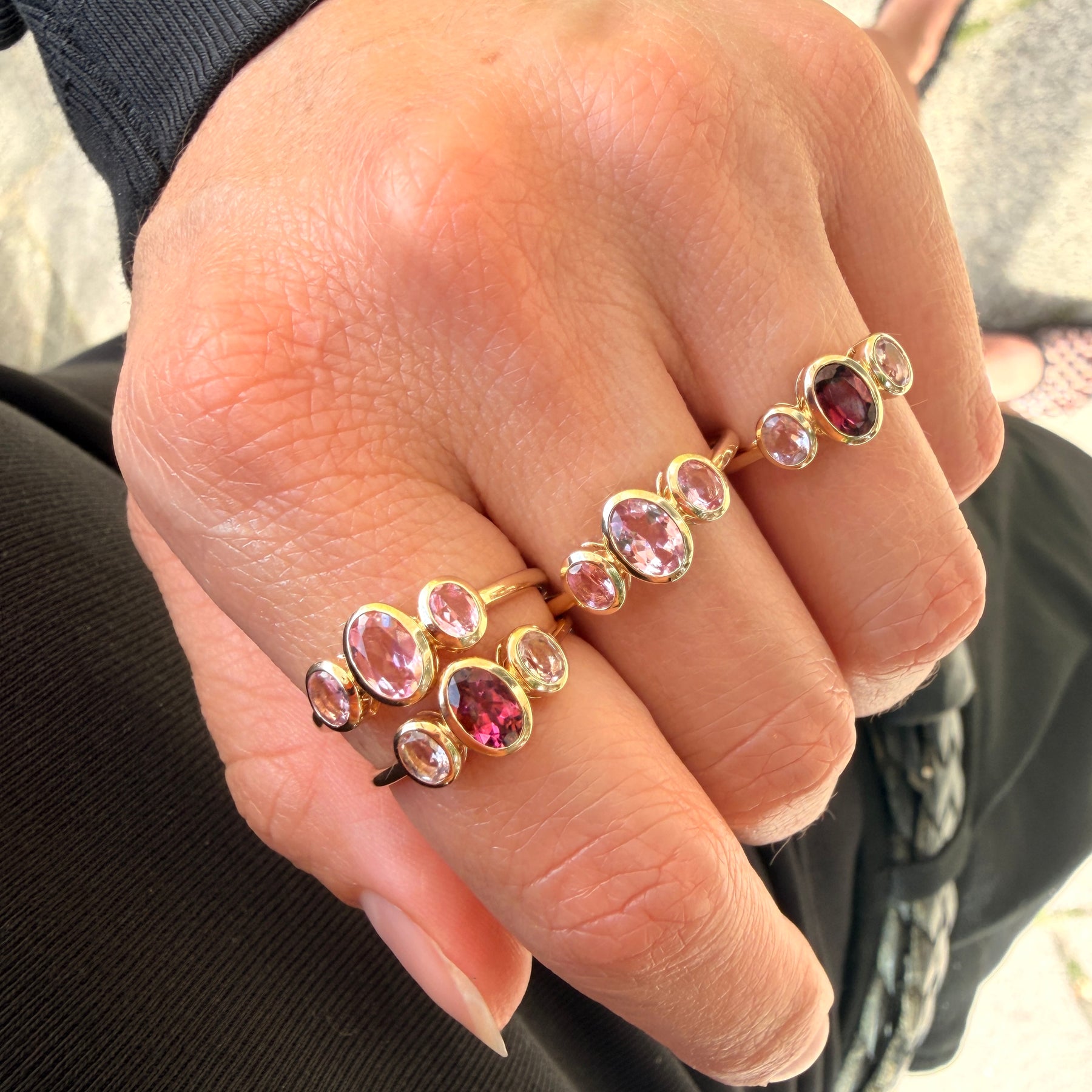 Lia Pink Tourmaline Ring | 14K