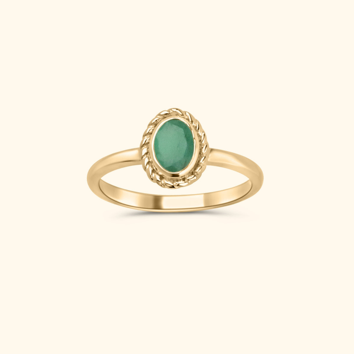 Mei smaragd - Birthstone ring