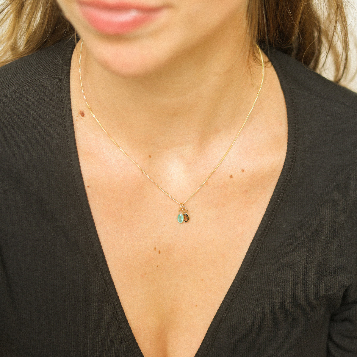 Smoky hanger | 14K Goud