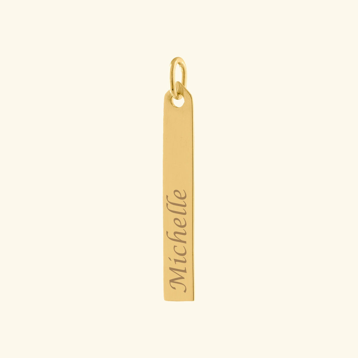 Gold-Tone Pendant Bar | with name engraving