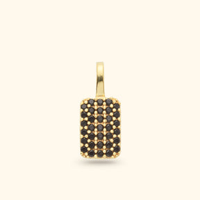 Pavé Pendant | with Initial Engraving