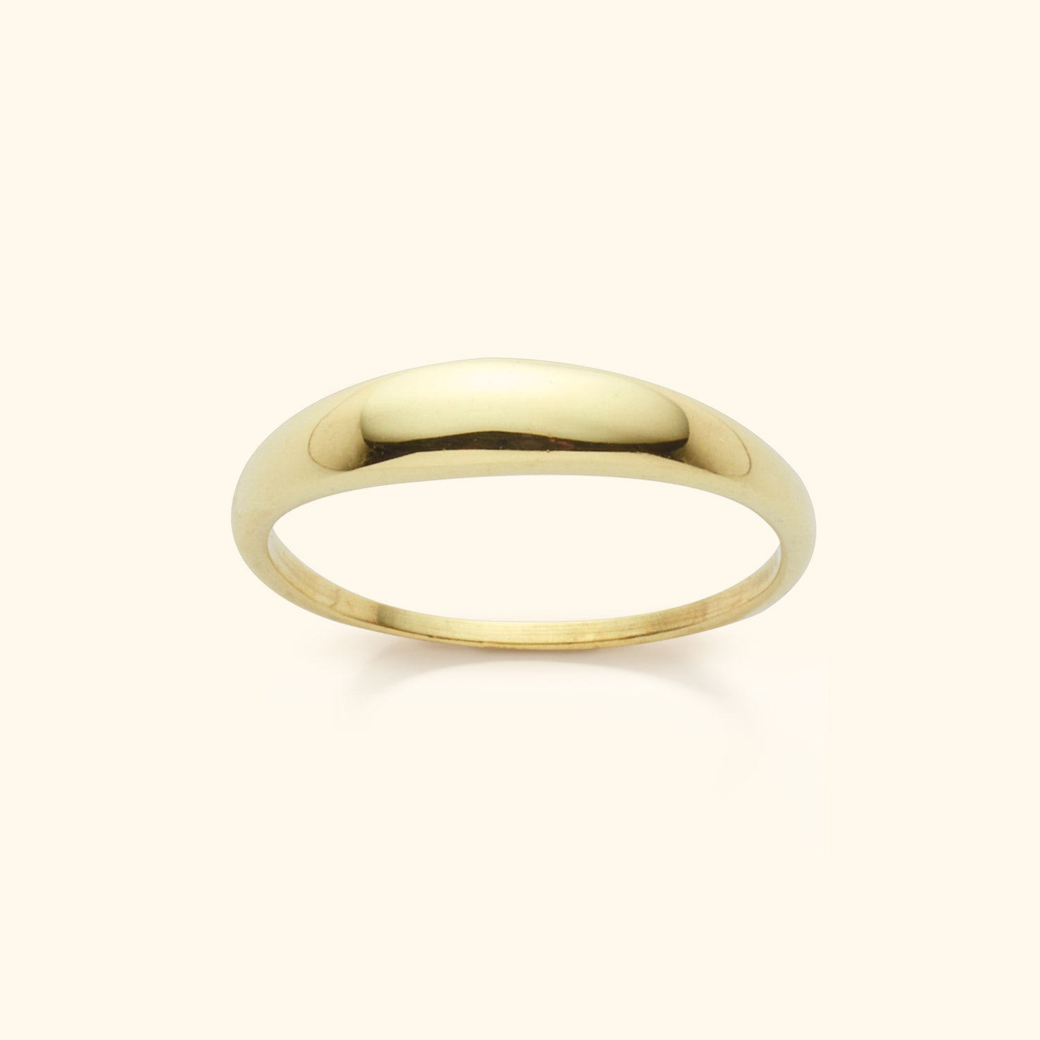 Petit Dome ring gold plated