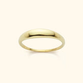 Petit Dome ring gold plated