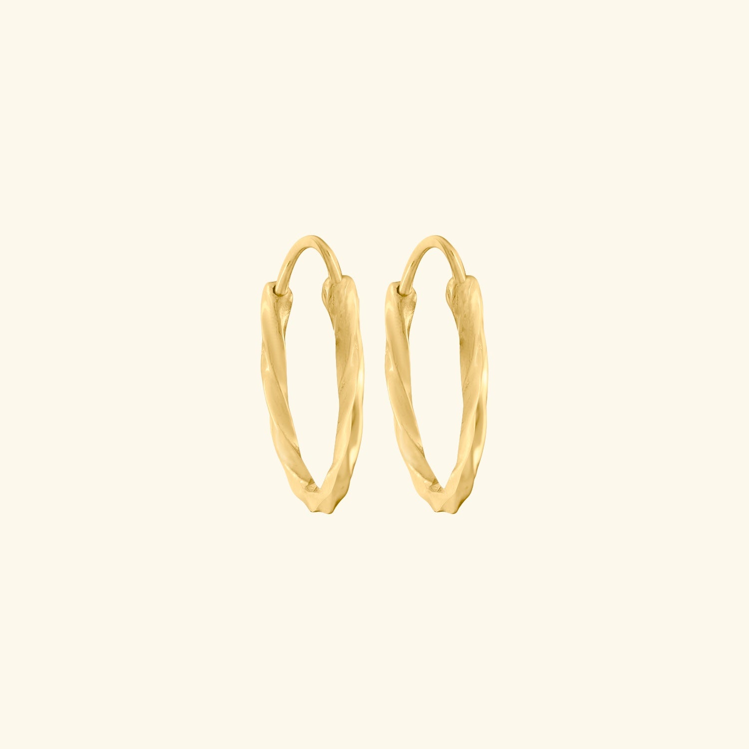 Sally Large Twisted Hoops (18mm)
