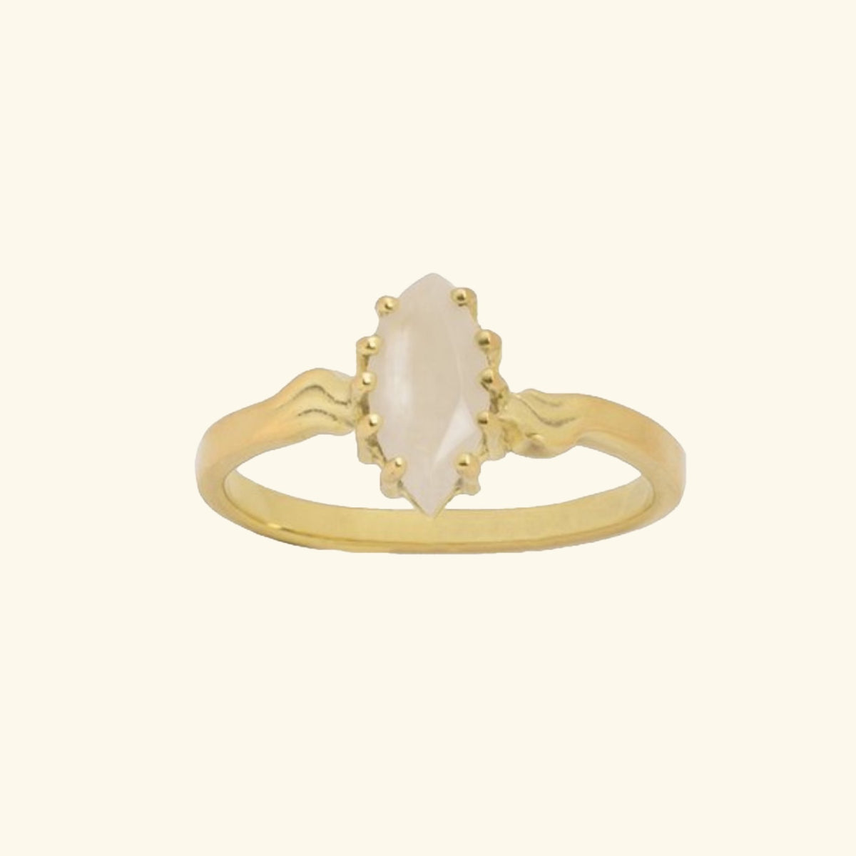 Vintage Moonstone Marquise Ring