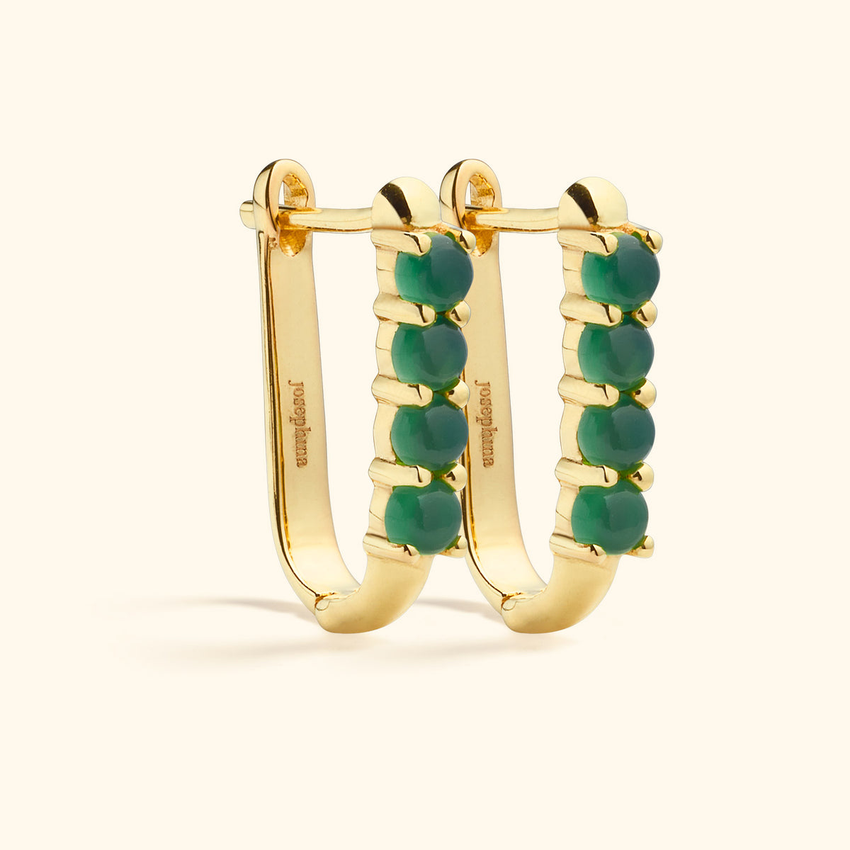 Gouden Oorbellen 14 karaat bezet met Zirkonia stenen - Juwelier Emo Gouden Oorbellen 14 karaat bezet met Zirkonia stenen - Juwelier Emo