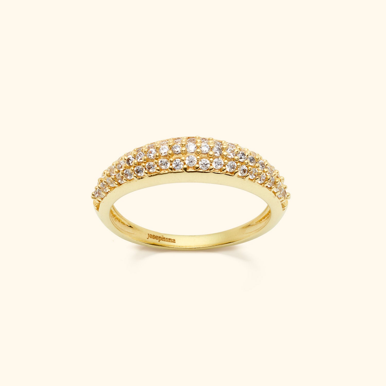 Pavé Petit Dome Ring