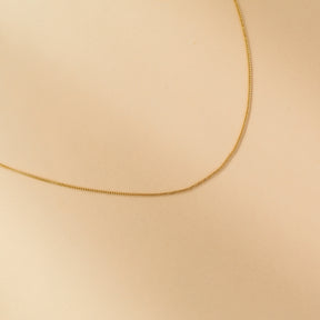 Gouden Ketting 14 karaat | 1 mm gourmet schakel