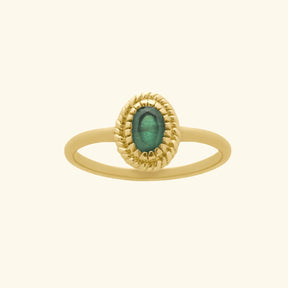 May Birthstone Ring - Emerald